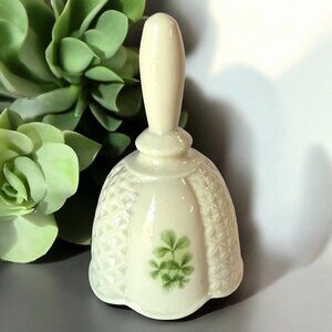 Donegal China Irish Parian Shamrock Bell Ireland